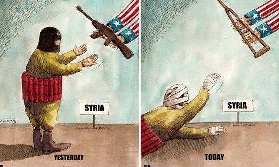 Karikatür – Suriye’deki teröristler yolun sonuna geldi