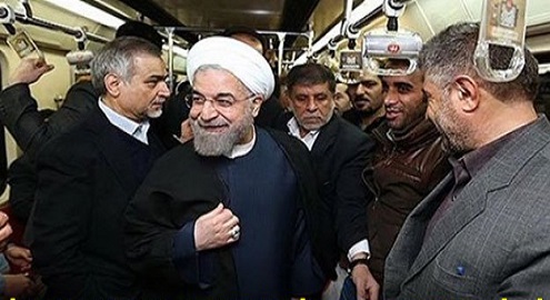 İran Cumhurbaşkanı Hasan Ruhani işe metroyla gitti