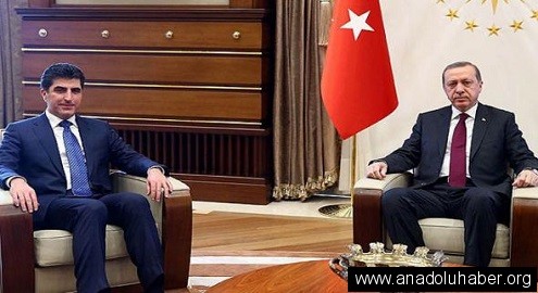 Cumhurbaşkanı Erdoğan, Neçirvan Barzani’yi kabul etti