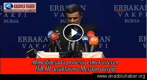 Ahmedinejad’a yapılmak istenen saygısızlığa Anadolu Halkımız’ın verdiği haklı tepki