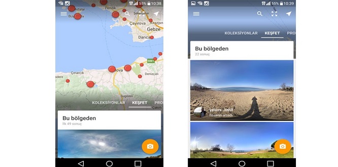 Street View servisi akıllı telefonlara uygulama olarak geldi