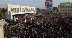 Bağdat halkı Türkiye’yi protesto etti