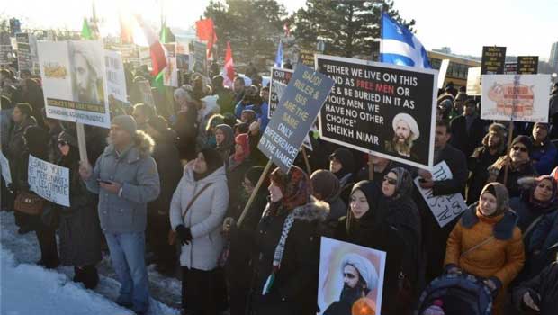 Kanada ve İsviçre’de Suudi rejimi aleyhinde gösteri