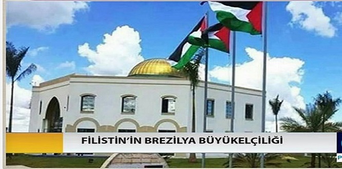 Brezliya’da Filistin Büyükelçiliği açıldı