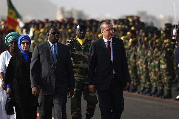 Erdoğan Senegal’e geldi