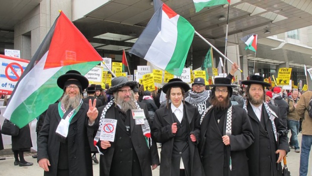 New York’da Siyonist olmayan Yahudilerin katılımıyla Katil siyonist rejim protesto edildi