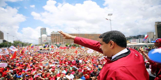 ABD’nin devirmek istediği Maduro’ya Venezuela halkından büyük destek