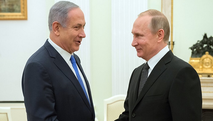 Putin ve Netanyahu Ortadoğu barış(!) süreci hakkında görüşmüşler..!