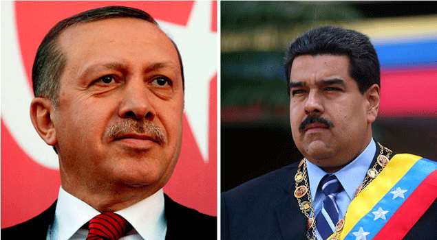 Maduro ile Erdoğan görüştü