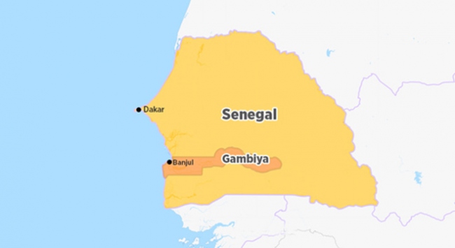 Senegal ordusu Gambiya’ya girdi