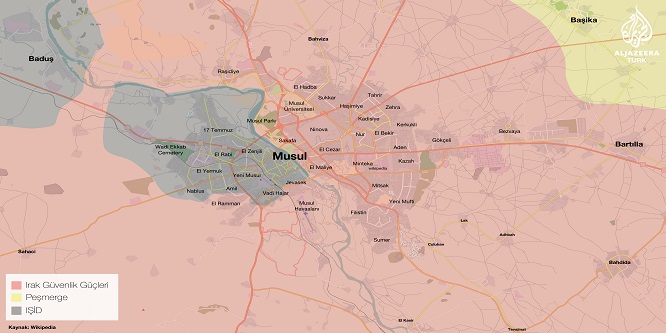 Peşmerge Musul’a giden yolları kapattı