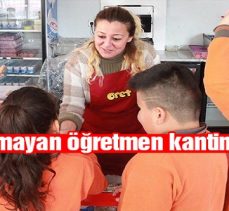 Atanamayan öğretmen kantinci oldu