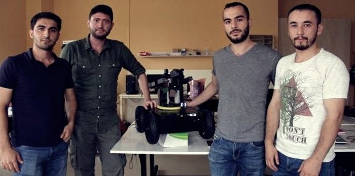 Kocaeli Üniversitesi öğrencileri “insansız kara aracı” geliştirdi