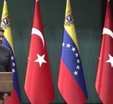 Erdoğan ve Maduro ortak açıklama yaptı