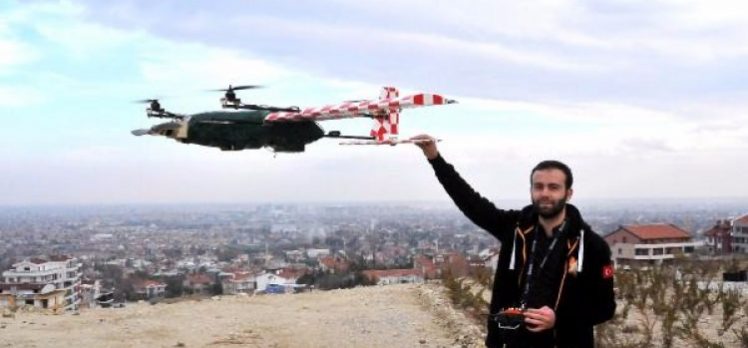 Üniversiteli öğrenciler dikine iniş- kalkış yapabilen insansız hava aracı yaptı