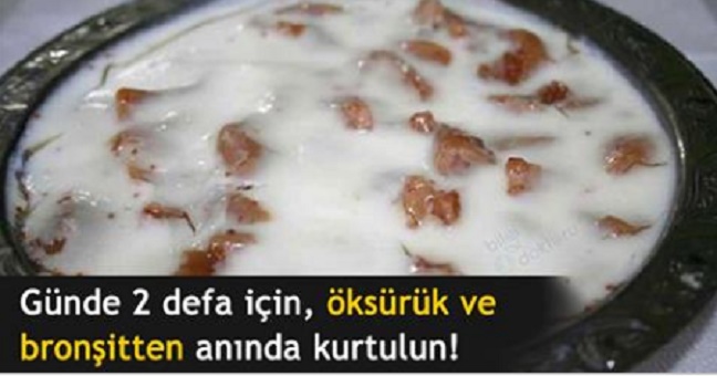 Günde 2 defa için öksürük ve bronşitten anında kurtulun