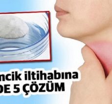 Antibiyotik kullanmadan bademcik iltihabını iyileştirmenin en basit yolu!