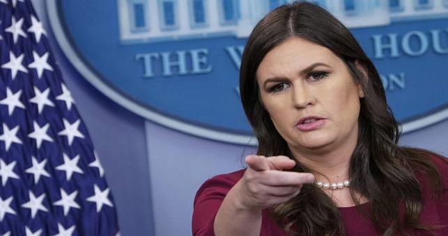 ABD sözcüsü Sarah Sanders: Esad’ı uyarıyoruz, saldırırız!