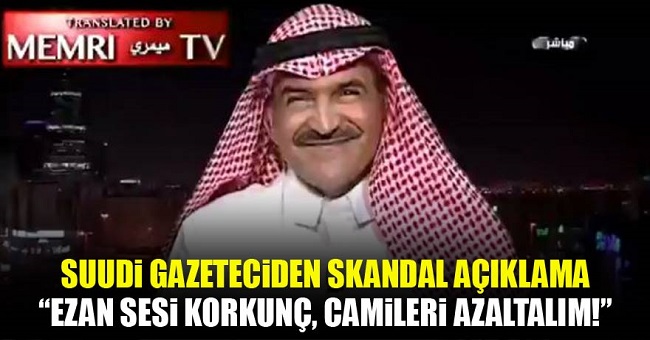 Suudlu gazeteci: Ezan sesi korkunç, camileri azaltalım