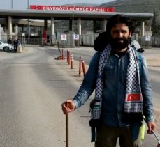 Adıyamanlı Nurettin Koç, Filistin için İstanbul’dan Hatay’a yürüdü!
