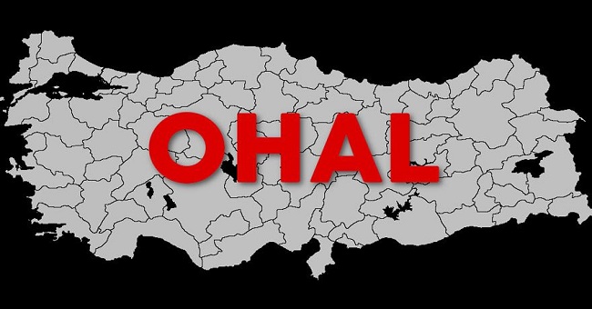 OHAL 7. kez 3 ay süreyle daha uzatılıyor