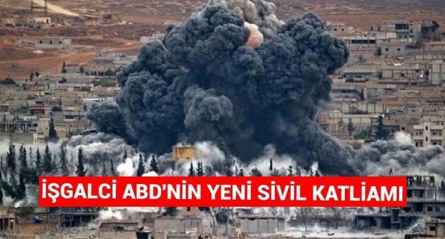 Büyük Şeytan ABD Yine Cami Bombaladı: 7 sivil hayatını kaybetti