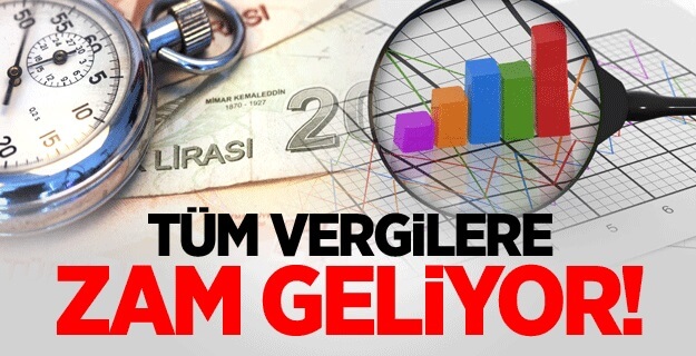 Vergi, ceza ve harçlar yüzde 23.73 oranında artacak