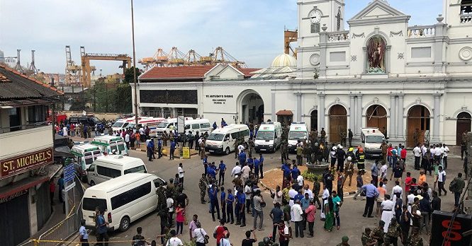 Siyonistlerin bu seferki hedefi KİLİSE: Sri Lanka’da 3 kilise ve 3 otele saldırı düzenlendi