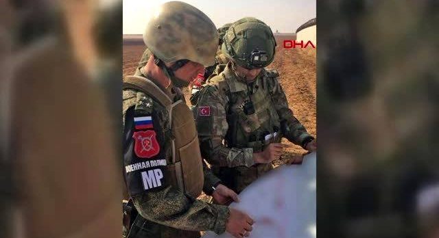 El-Bab’da Türk ve Rus askeri yetkililer arasında görüşme