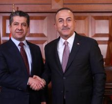 Çavuşoğlu ve Barzani’den ortak basın açıklaması