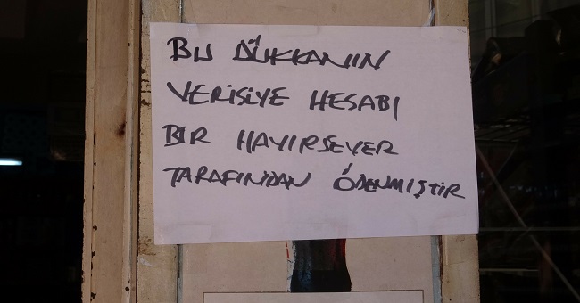 Veresiye defterlerini alıp tüm borçları ödeyen gizemli hayırsever bu kez İzmit’te ortaya çıktı