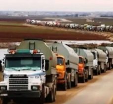 Hırsız ABD yine iş başında: 55 tanker petrol çaldılar